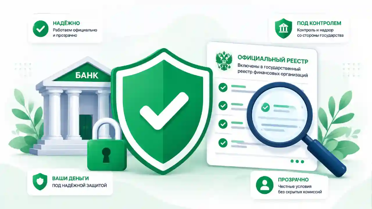 Безопасный займ онлайн без звонков в МФО из реестра ЦБ