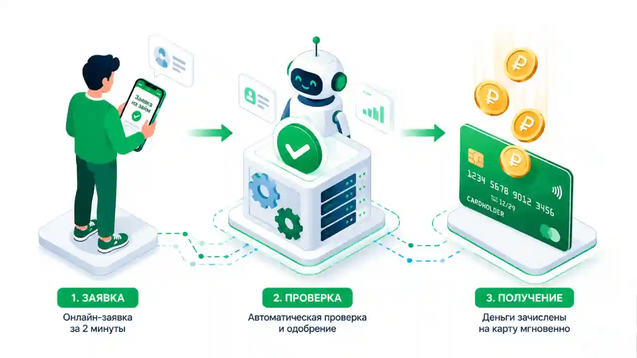 Как работает займ на карту без звонка оператора — автоматический скоринг